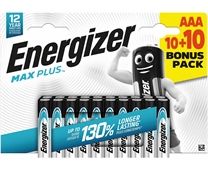 Energizer Max Plus AAA 10+10er Pack
