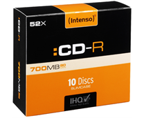 Intenso CD-R 700MB 80min 52x 10er Slimcase