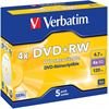 Verbatim DVD+RW 5er