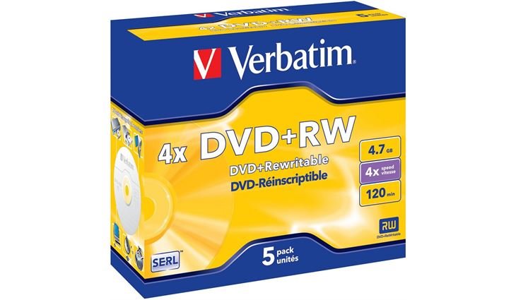 Verbatim DVD+RW 5er