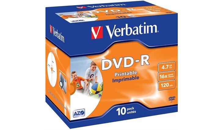 Verbatim DVD-R 4,7GB Datalife Plus 10er