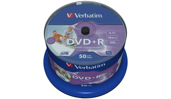 Verbatim DVD+R AZO 16x 4.7GB (50er Spindel)