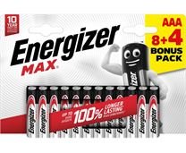 Energizer Max AAA 8+4er Pack