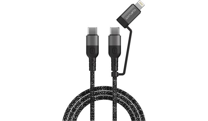 4smarts USB Type-C > USB-C/Lightning (1,5m)
