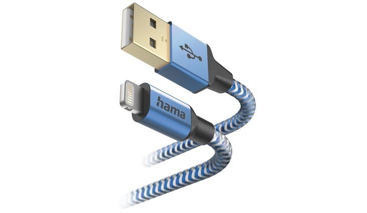 Hama 201553 Reflective USB > Lightning (1,5m)