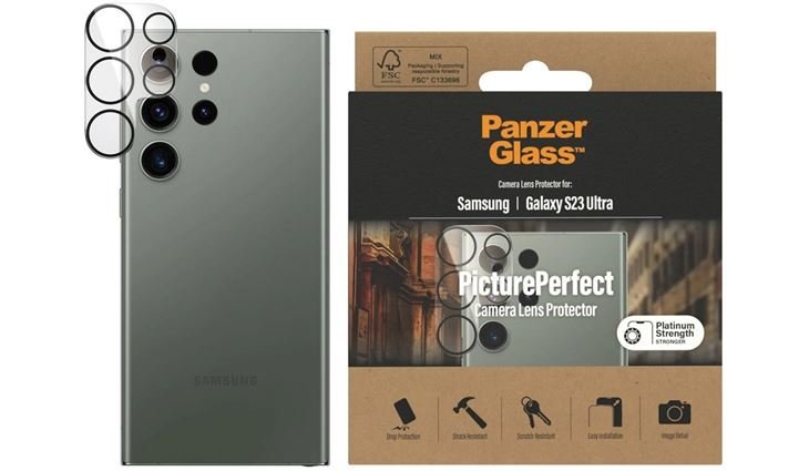 Panzerglass PicturePerfect Kameraschutz für Galaxy S23 Ultra