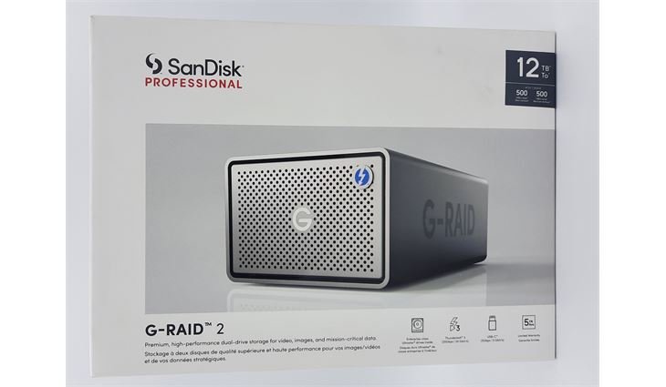 SanDisk PROFESSIONAL G-RAID 2 (12TB) #BW