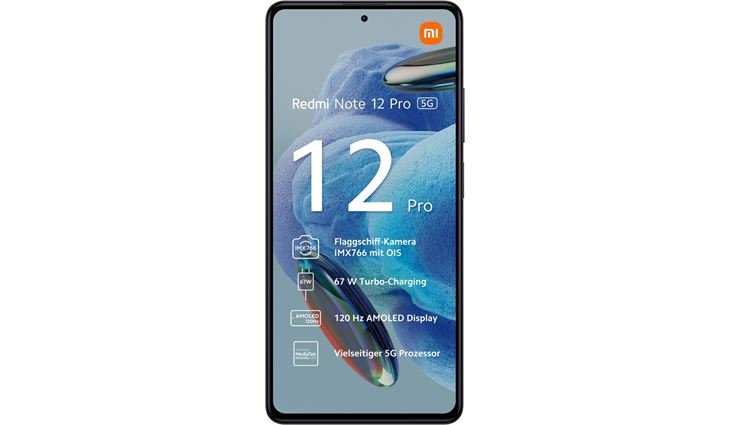 Xiaomi Redmi Note 12 Pro 5G (6GB+128GB) midnight black
