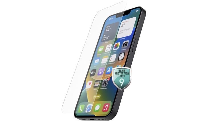 Hama 219929 Crystal Glass für iPhone 15 Plus/15 Pro Ma